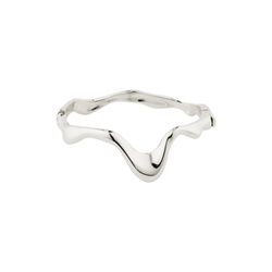Pilgrim Recycled bangle - Moon - silver (SILVER)