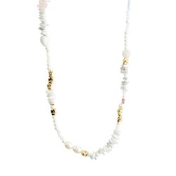 Pilgrim Necklace - Force - white (GOLD)