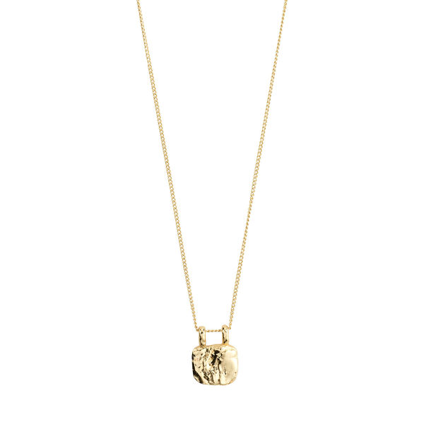 Pilgrim Recycled coin necklace - Bloom - gold (GOLD)