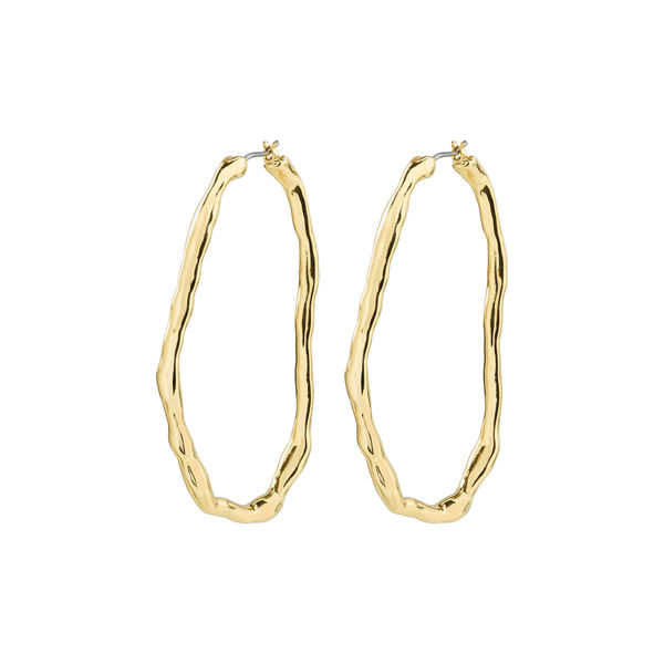 Pilgrim Boucles d'oreilles recyclées - Hoop Light - gold (GOLD)