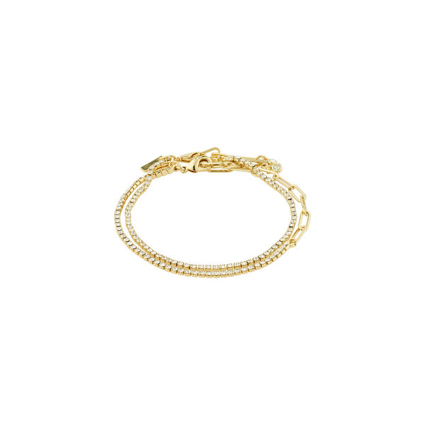 Pilgrim Crystal bracelet - Rowan - gold (GOLD)
