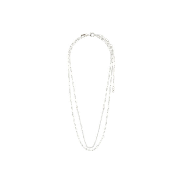 Pilgrim Recycled necklace - Rowan - silver (SILVER)