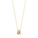 Pilgrim Recycled coin necklace - Bloom - gold (GOLD)