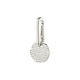Pilgrim Recycled coin pendant - Charm - silver (SILVER)
