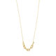 Pilgrim Recycled crystal pendant necklace - Coby - gold (GOLD)