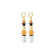 Pilgrim Earrings multicoloured - Naila - gold/orange (GOLD)
