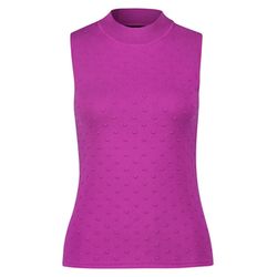 Zero Knitted top with dot embroidery - purple (6025)