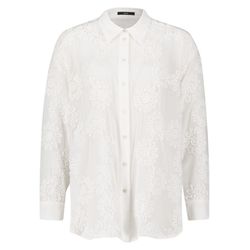 Zero Shirt blouse with embroidery - white (1014)