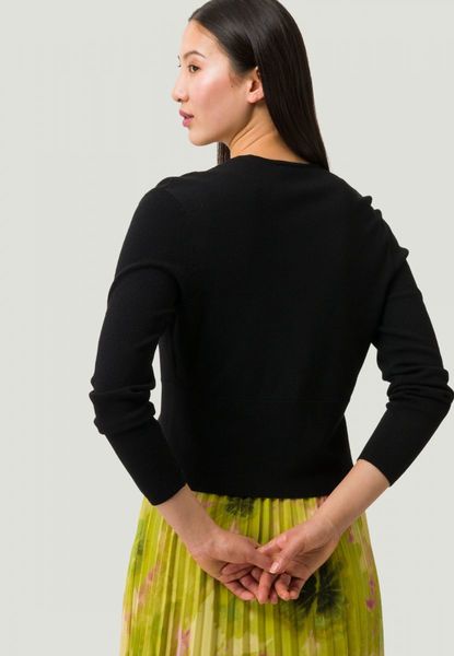 Zero Fine knit cardigan - black (9105)
