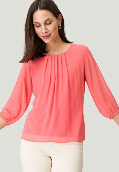 Zero Silk chiffon blouse - pink (4038)
