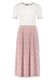 Zero Floral dress with pleated skirt - white/violet/pink (1861)