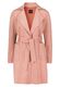 Zero Short coat in leather look - pink (4383)