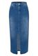 Zero Midi denim skirt with slit - blue (8619)