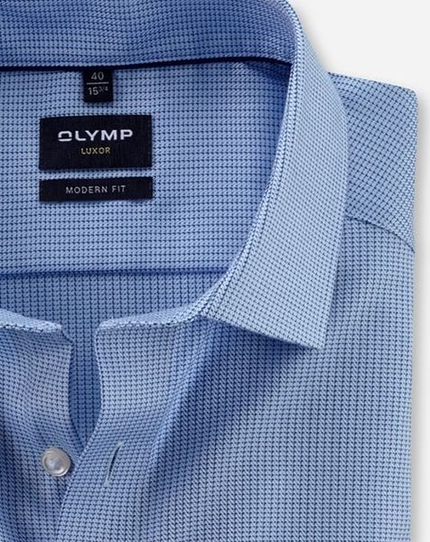 Olymp Business shirt : Modern Fit - blue (11)