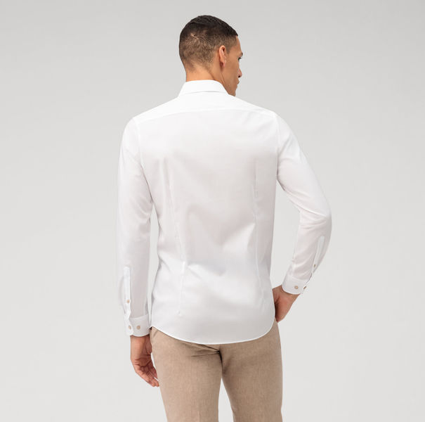 Olymp Body Fit: Business shirt - white (00)