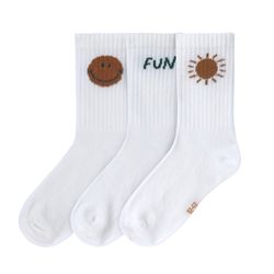 Lässig Tennis socks - Little Gang - white (Fun)