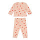 Lässig Pyjamas - Hearts - red (Peach Rose)