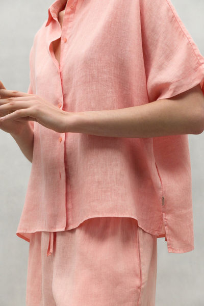 ECOALF Linen shirt - Melania - pink (255)