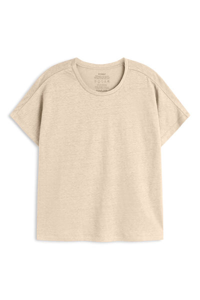 ECOALF Linen T-shirt - Bod - brown (8)
