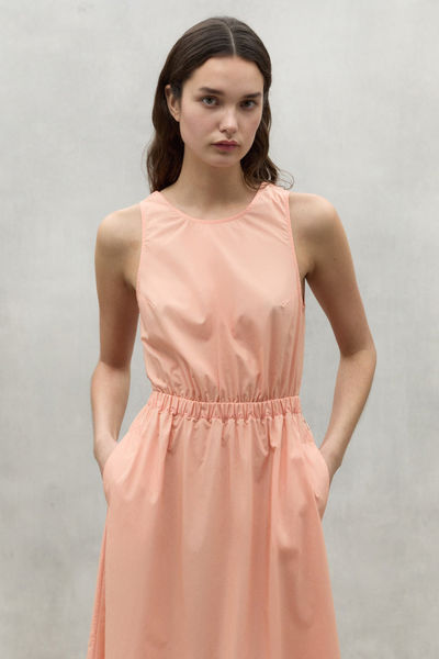 ECOALF Dress with knot detail - Galena - orange (409)