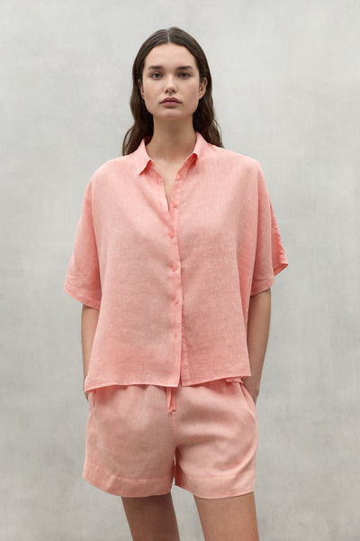 ECOALF Linen shirt - Melania - pink (255)