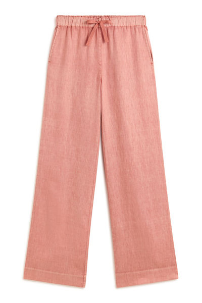 ECOALF Linen trousers - Mosa - pink (668)