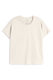 ECOALF Linen T-shirt - Bod - beige (1)