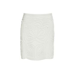 BSB Skirt with a structured pattern - white (OFF WHITE )
