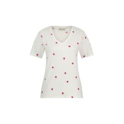 Fabienne Chapot T-shirt with flowers - white (53)
