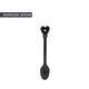 Bastion Collections Espresso Spoon small  - black (MB)
