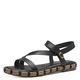 Tamaris Leather sandal - black (001)