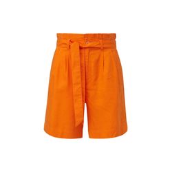 s.Oliver Red Label Relaxed: Shorts made from a linen blend - orange (2310)