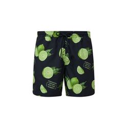 s.Oliver Red Label Relaxed: swimming trunks with print - blue (59A9)
