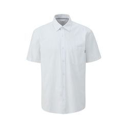 s.Oliver Red Label Chemise en coton avec structure à motifs - blanc (0100)