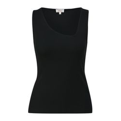 s.Oliver Red Label Top with asymmetrical neckline - black (9999)