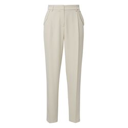 comma Pantalon à pinces avec taille élastique  - beige (8013)