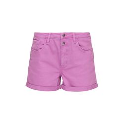 Q/S designed by Slim Fit: Jeans-Short Abby - lila (4721)