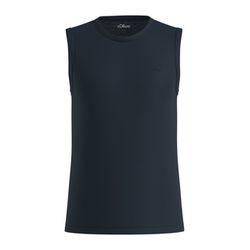 s.Oliver Red Label T-shirt sans manches en coton - bleu (5978)