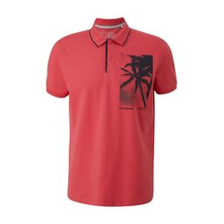 s.Oliver Red Label Poloshirt mit Frontprint   - rot (33D1)