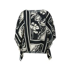 s.Oliver Black Label Satin blouse with dropped shoulders - black (99A1)