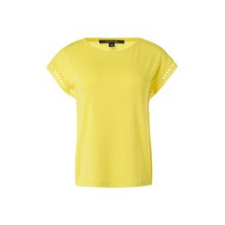 comma Sleeveless shirt with decorative ribbon - yellow (1203)