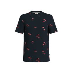 s.Oliver Red Label T-shirt with all-over print - blue (59A5)