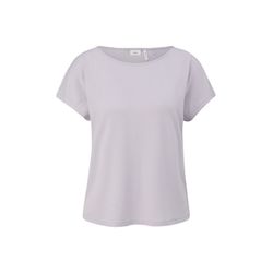 s.Oliver Black Label T-Shirt mit überschnittener Schulter - lila (47X1)