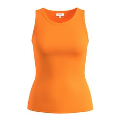 s.Oliver Red Label Tank top with ribbed texture  - orange (2310)