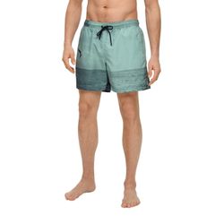 s.Oliver Red Label Regular: Shorts with all-over print   - green/blue (60F2)