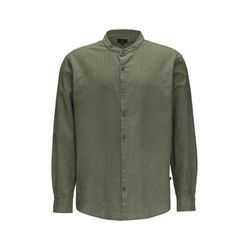 Q/S designed by Linen blend shirt  - green (7929)