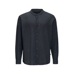 Q/S designed by Linen blend shirt  - blue (5884)