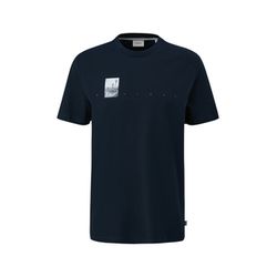 s.Oliver Red Label T-Shirt mit Frontprint - blau (59D3)