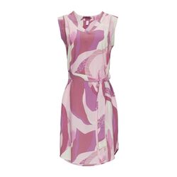 Q/S designed by Dress with all-over print - purple (47A0)