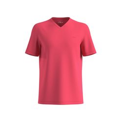 s.Oliver Red Label T-shirt with V-neck   - red (3310)